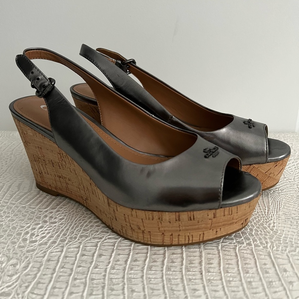 COPY - COACH Ferry Signature Platform Wedge Sandal